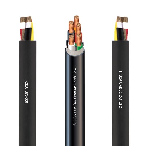 Type G-GC Round Portable Power Cable 2KV