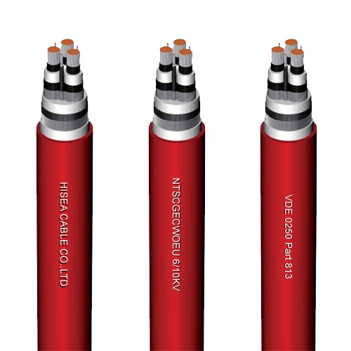 NTSCGECWOEU High voltage monitor screened trailing cable