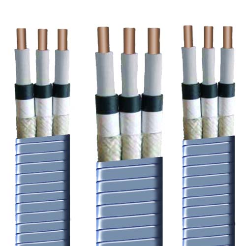 176℉/80℃ PP/HDPE Flat Electrical Submersible Pump Cable