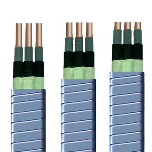 400℉/204℃ EPDM/EPDM Flat Electrical Submersible Pump Cable