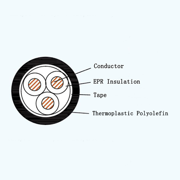 CEPF/SC EPR Insulated Low-smoke Halogen-free Marine Power Cable