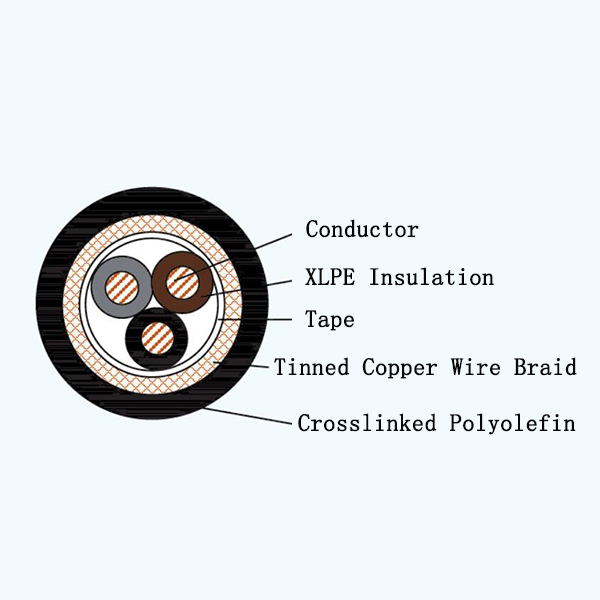 CJ85SC XLPE Insulated Armored Marine Power Cable