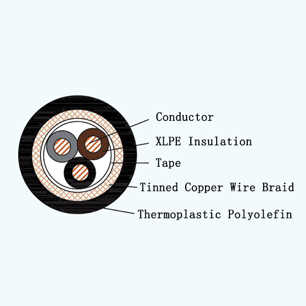 CJ86SC XLPE Insulated Armored Marine Power Cable